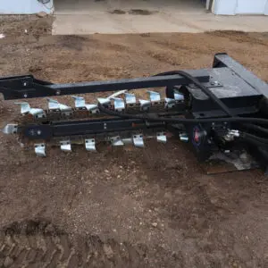 Skid Steer Trencher on display of the website