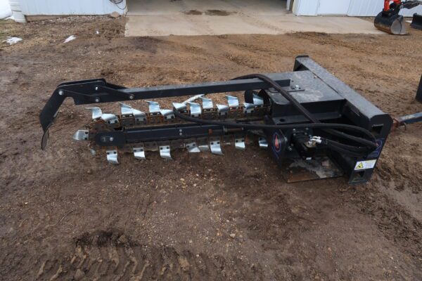 Skid Steer Trencher on display of the website