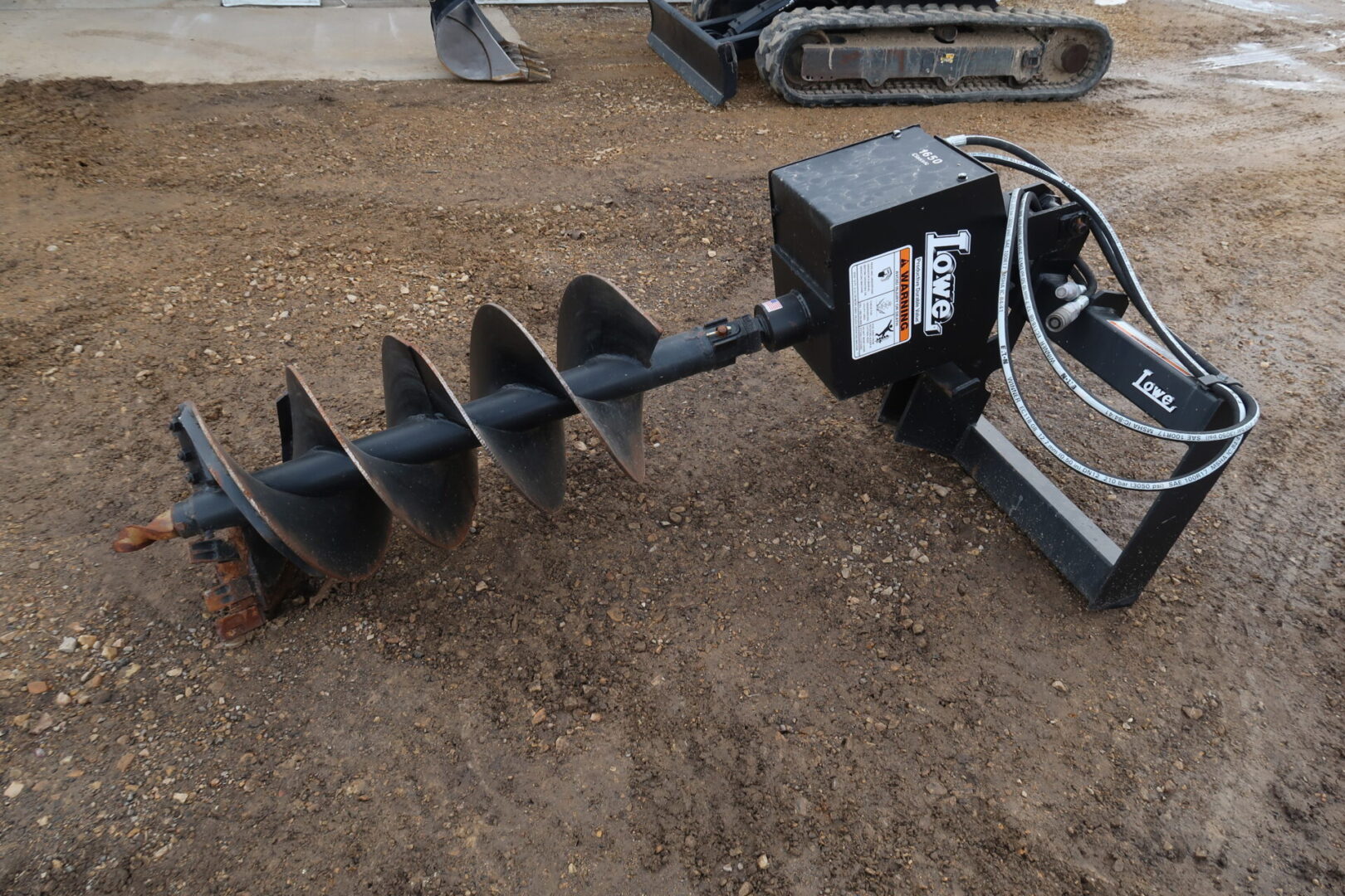 Skid Steer Auger on display of the website